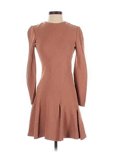 Pre-owned Carven Cocktail Dress In Brown