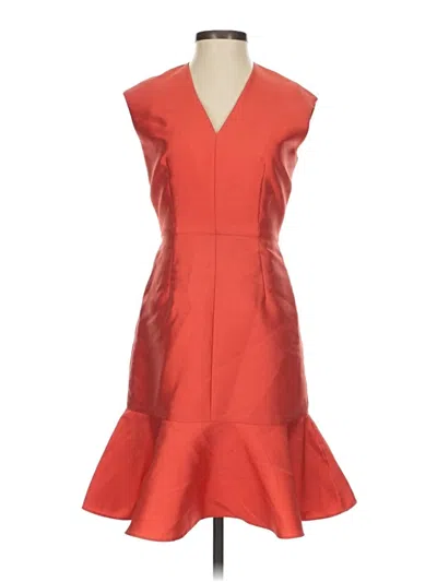 Pre-owned Carven Cocktail Dress In Orange