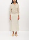 Carven Midi Skirt Double In Calico