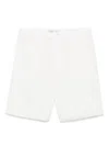 Carven Cotton Shorts In White
