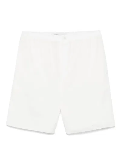 Carven Cotton Shorts In White