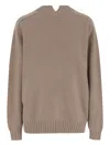 Carven Crew-neck Cashmere Sweater In Neutral