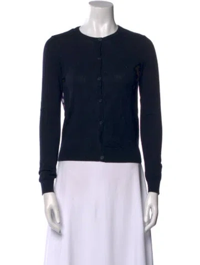 Pre-owned Carven Crew Neck Sweater In Black