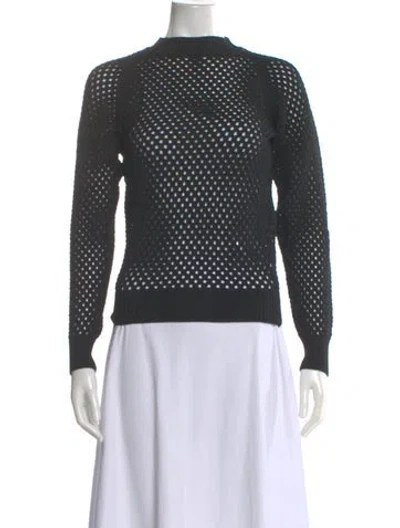 Pre-owned Carven Crew Neck Sweater In Gray