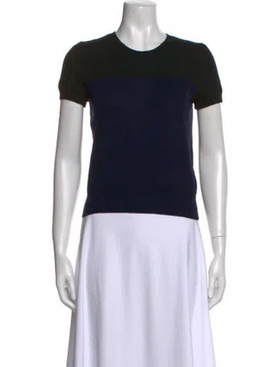 Pre-owned Carven Crew Neck Sweater In Multi