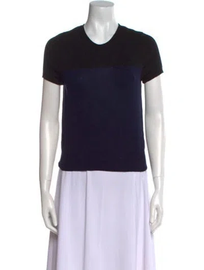 Pre-owned Carven Crew Neck Sweater In Multi