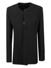 Carven Deconstructed Wool Jacket In Black