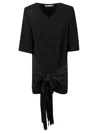 Carven Dress With Bow In Black