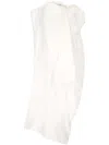 Carven White Sleeveless Midi Dress