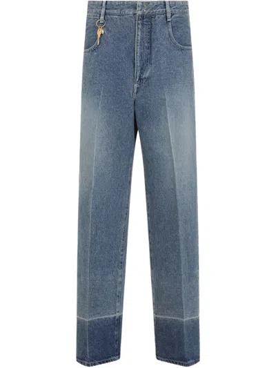 CARVEN FINE POCKETS DENIM TROUSERS