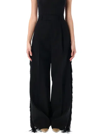 CARVEN FORMAL PANT FRINGED