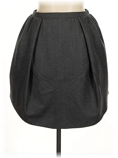 Pre-owned Carven Formal Skirt In Gray