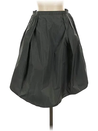 Pre-owned Carven Formal Skirt In Gray