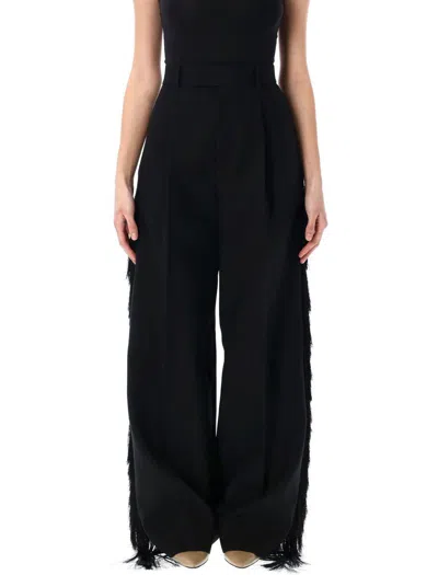 CARVEN CARVEN FRINGED TROUSERS