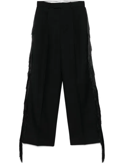 CARVEN CARVEN FRINGED TROUSERS