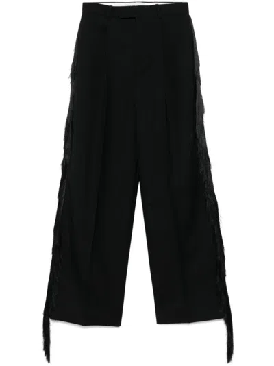 CARVEN FRINGED TROUSERS
