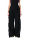 Carven Trousers In Black