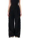 Carven Trousers In Black