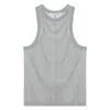 Carven Gray Silk Jersey Tank Top