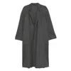 Carven Wool Single-breasted Coat In Gray