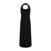 Carven Halter Neck Evening Dress With Flattering Silhouette
