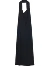 Carven Halterneck Dress In 黑色