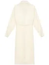 Carven Zip-up Maxi Dress In Beige
