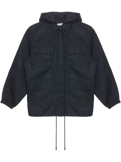 Carven Hooded Blouson In 黑色