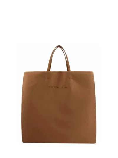 Carven Jeanne Handbag - 40x40x8 Cm In Brown