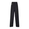 Carven Key Charm Straight-leg Jeans In Black