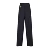 Carven Key Charm Straight-leg Jeans In Black