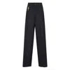 Carven Key Charm Straight-leg Jeans In Black