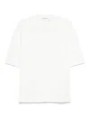 Carven Wide-sleeved Cotton Sweater With Subtle Branding In Neutral