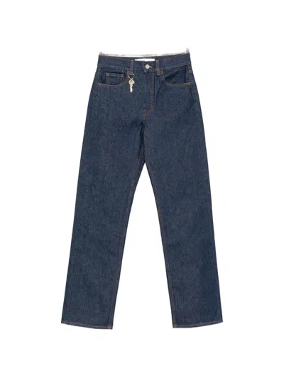 Carven Key-charm Straight-leg Jeans In Multi