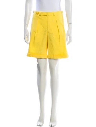Pre-owned Carven Knee-length Shorts In Yellow
