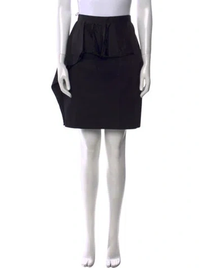 Pre-owned Carven Knee-length Skirt In Black
