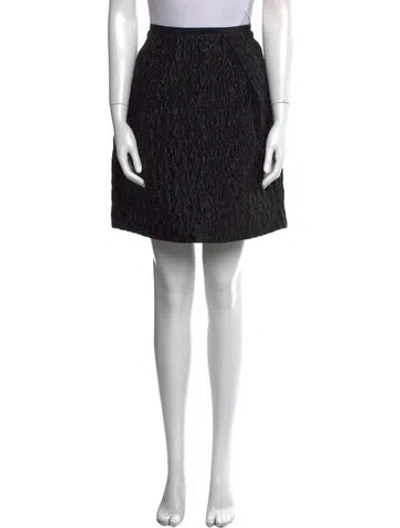 Pre-owned Carven Knee-length Skirt In Black