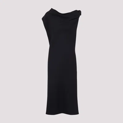 CARVEN KNOT SHIRT MIDI DRESS