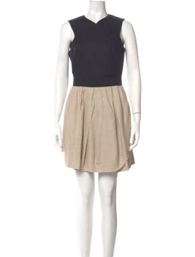 Pre-owned Carven Linen Mini Dress