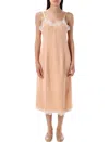 Carven Lingerie Dress In Pink