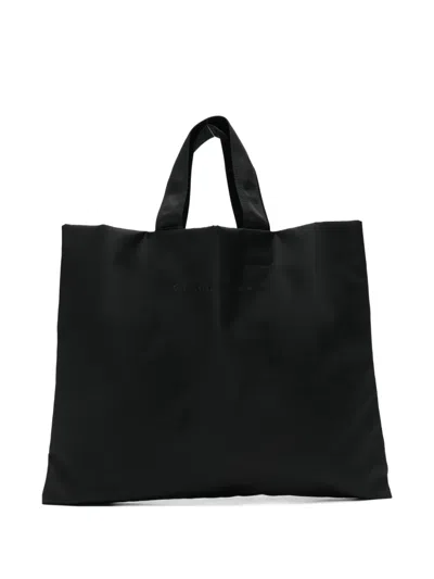 Carven Logo-detail Tote Bag In Black
