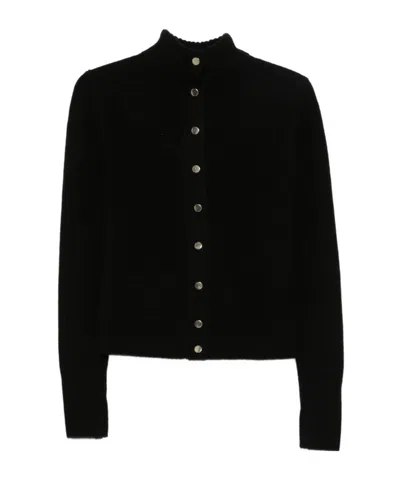CARVEN LONG-SLEEVED KNITTED CARDIGAN