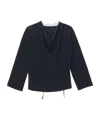 Carven Long-sleeved Top In Black
