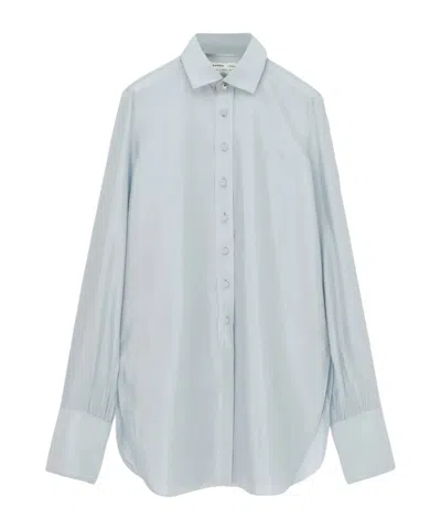 Carven Long-sleeved Shirt In Blue