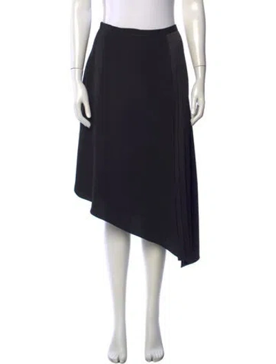 Pre-owned Carven Midi Length Skirt In Black