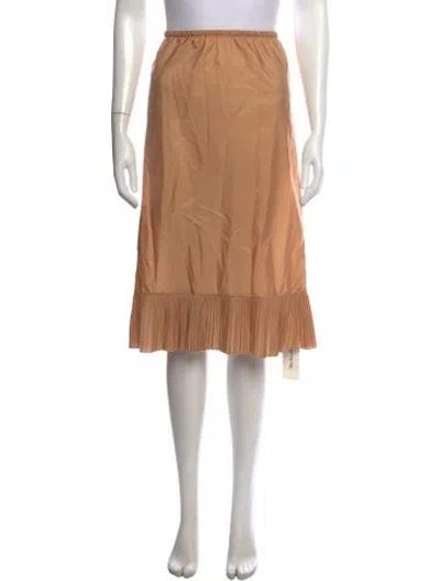 Pre-owned Carven Midi Length Skirt In Neutrals