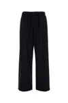 Carven Midnight Blue Wool Tr305 Pull On Pants In Blue