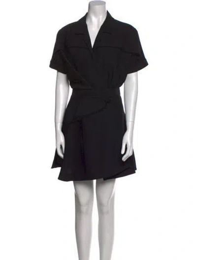 Pre-owned Carven Mini Dress In Black