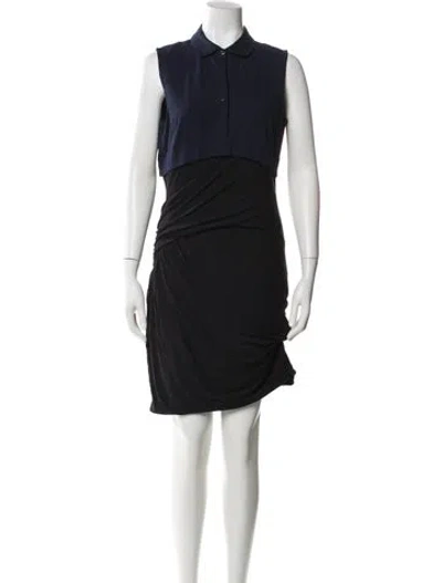 Pre-owned Carven Mini Dress In Black