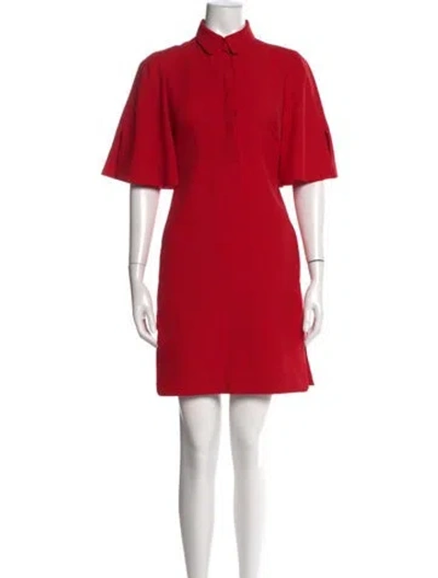 Pre-owned Carven Mini Dress In Red
